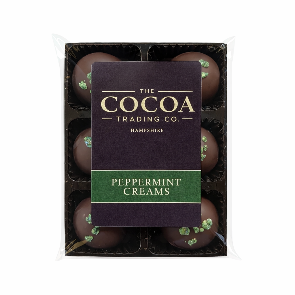 Dark chocolate peppermint creams