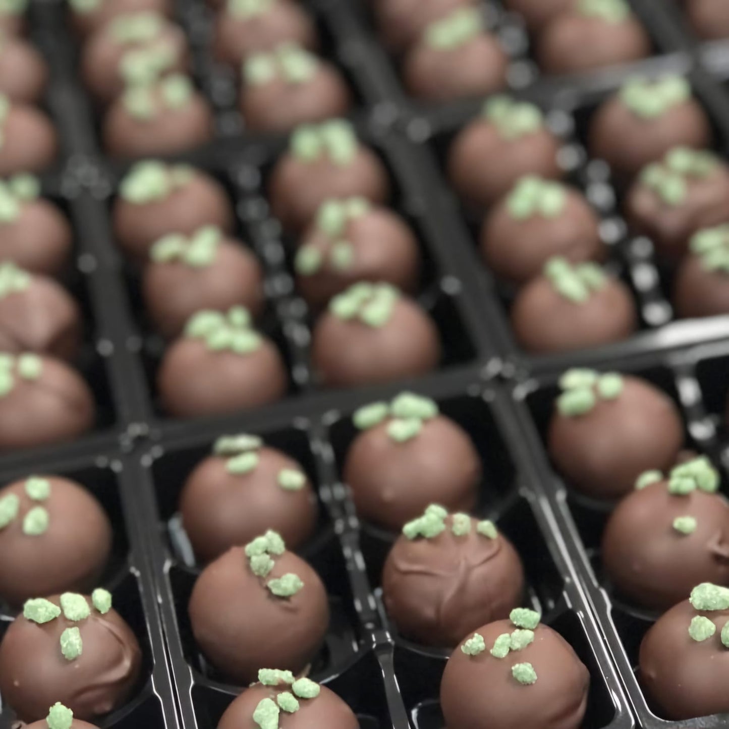 Dark chocolate peppermint creams