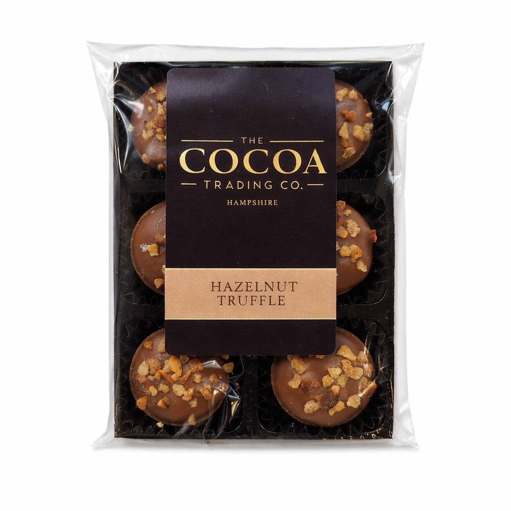 Milk chocolate hazelnut cups