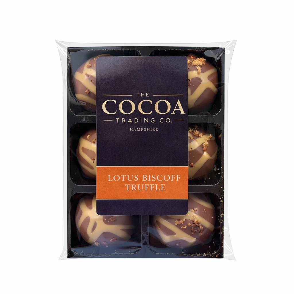 Milk chocolate Lotus truffles