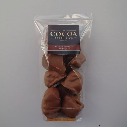 Milk chocolate coated honeycomb chunks