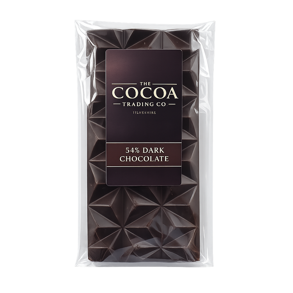 54% Belgian dark chocolate bar