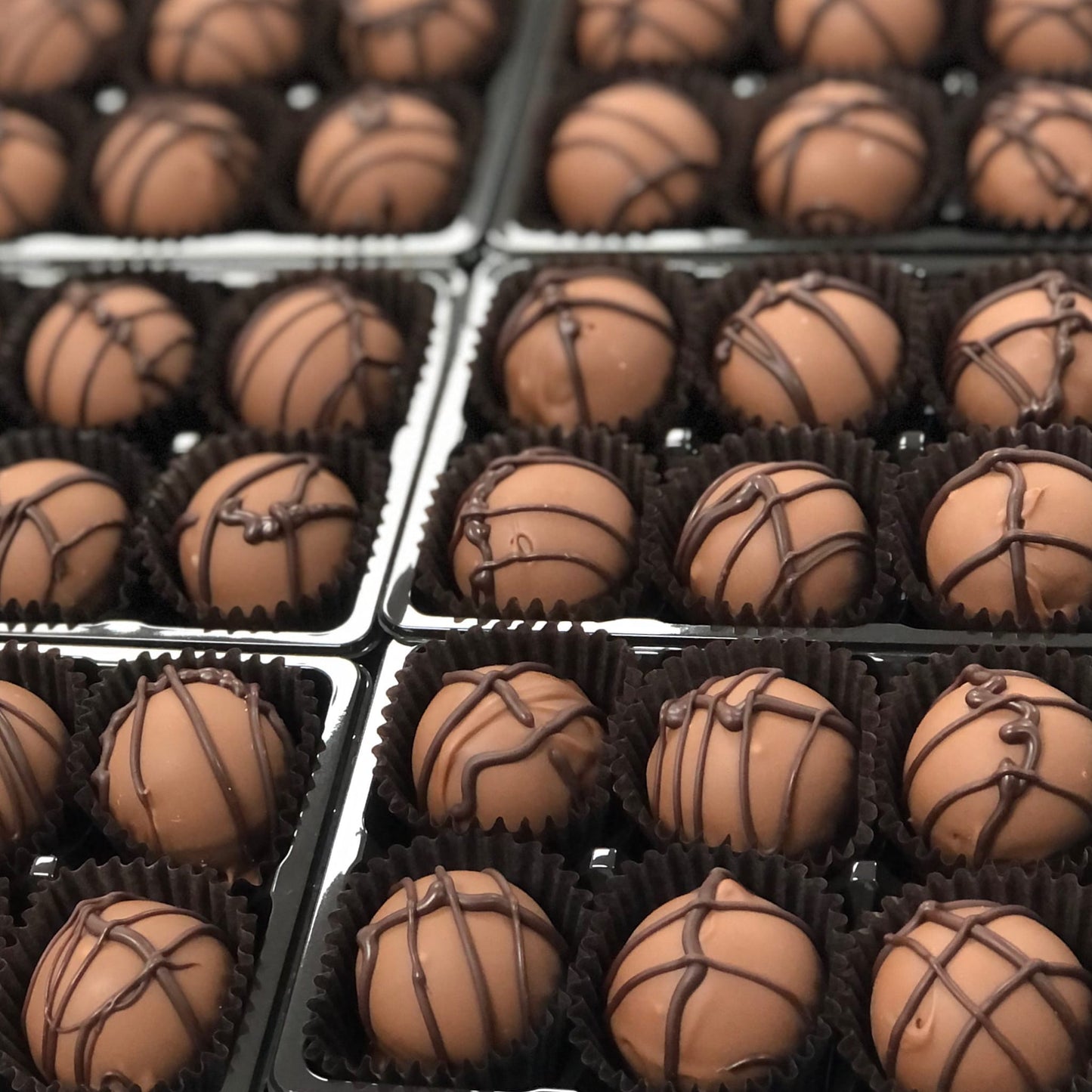 Milk chocolate coffee creams